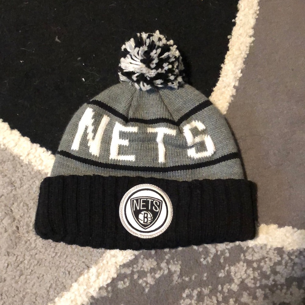Men’s Brooklyn nets Michell & Ness beanie
